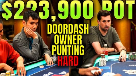 Billionare Goes NUTS in $224,000 Pot! Stanley Tang is FEARLESS!!