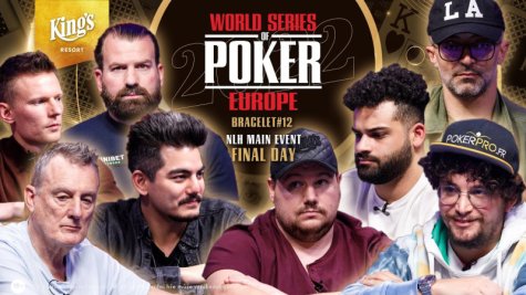 [V ŽIVO] WSOP Europe 2022 Event #12: €10,350 Main Event finalna miza