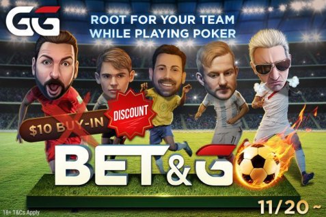 GGPoker lansiral turnirje Bet & Go s športno tematiko