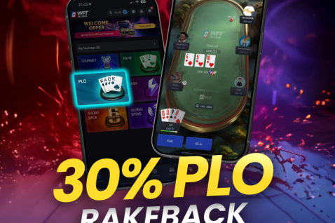 WPT Global ponuja 30 % rakebacka za vse PLO igralce – brez omejitev
