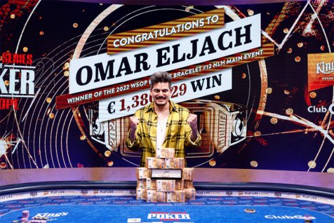 Omar Eljach prvak na glavnem turnirju WSOP Europe 2022 za 1.380.129 €!