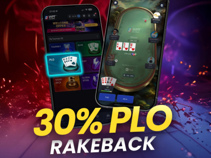 WPT Global ponuja 30 % rakebacka za vse PLO igralce – brez omejitev