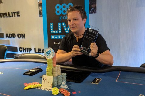 Luka Cencelj osvojil uvodni turnir na 888poker LIVE v Barceloni