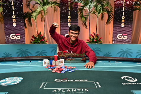 Samuel Mullur osvojil prvo zapestnico na WSOP Paradise $25,000 GGMillion$ High Roller Championship