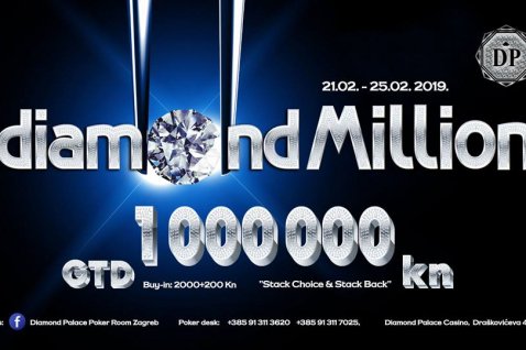 V Diamond Palace Casinoju turnir z milijon kun garantiranim skladom