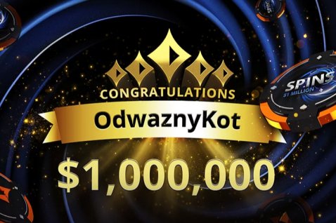 OdwaznyKot do milijonske nagrade na partypoker SPINS