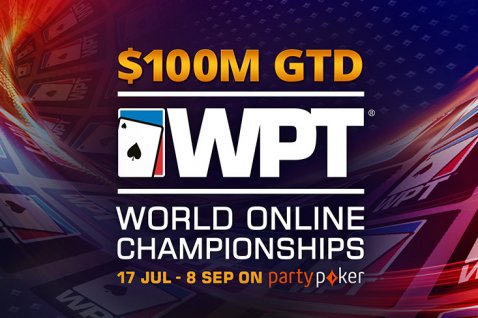 Vzporedno z WSOP na partypokru poteka WPT online prvenstvo