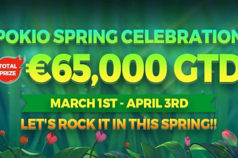 Pokio praznuje začetek pomladi s 65.000 € GTD promocijo