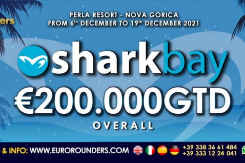 Sharkbay v Perli: 3. dan glavnega turnirja v igri za 30.000 € vredno 1. nagrado še 68 igralcev