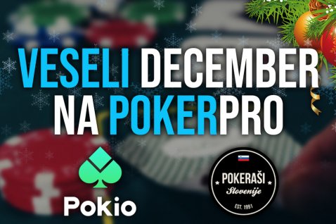 Veseli December na PokerProju in Pokio aplikaciji!